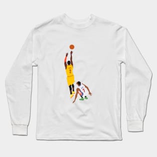 Kyrie Irving Shot Over Brandon Knight Long Sleeve T-Shirt